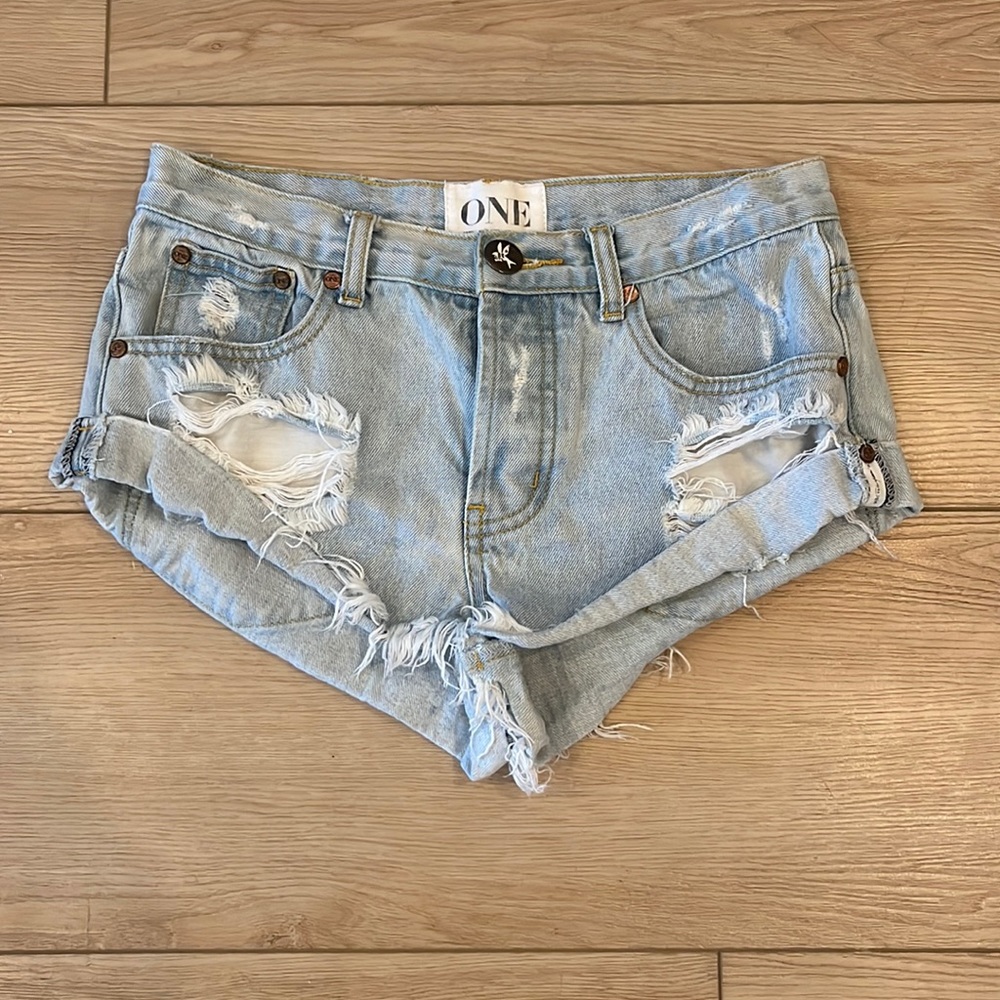 One Teaspoon Denim Shorts, Good Condition